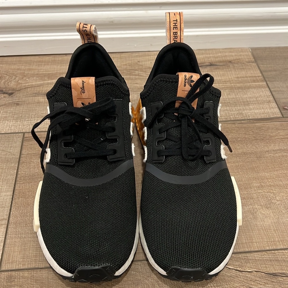 adidas X Bambi Black and Gold Athletic Shoes - Picture 7 of 16